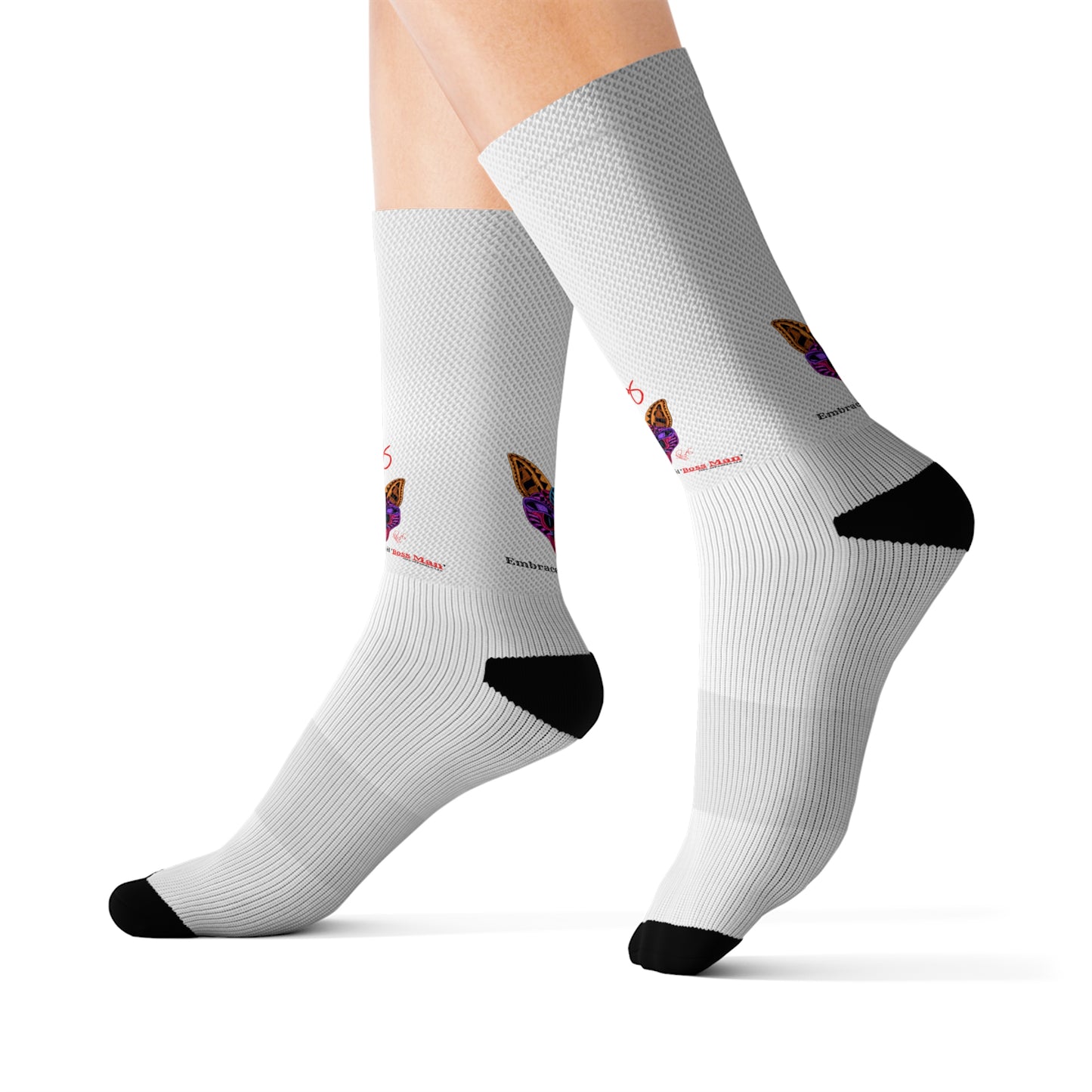 Sleek High Quality Cushioned 'TPPG Pet Brand' - White Color Style Socks