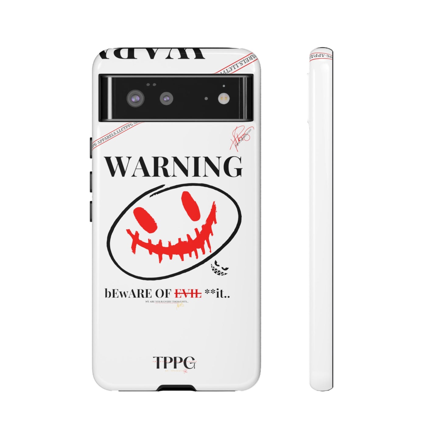 "WARNING-Evil"-Apple iPhones * Google Pixel * Samsung Galaxy Cases