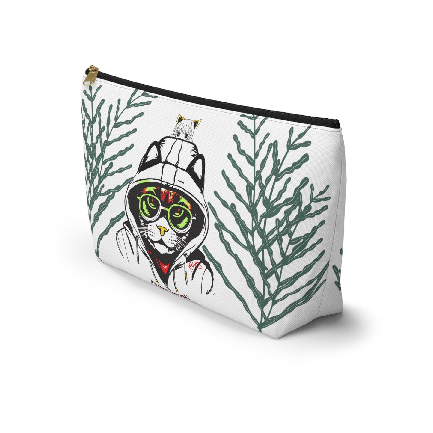 White "Fun'iki2024" Accessory Pouch