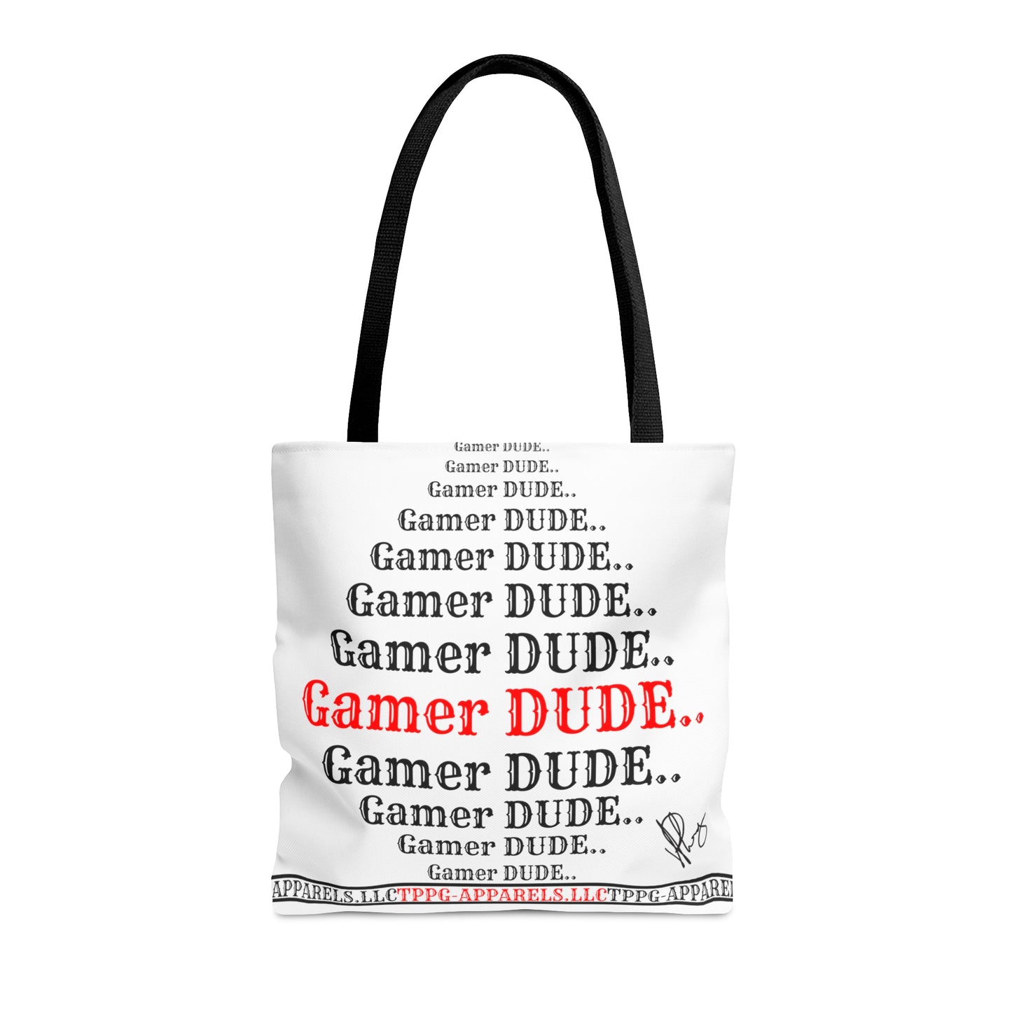 This Stylish Gamer Tote from the "TPPG-Apparels" Brand Tote in 3ct. different sizes. Always handy for any carrying all things necessary for any casual occasion.