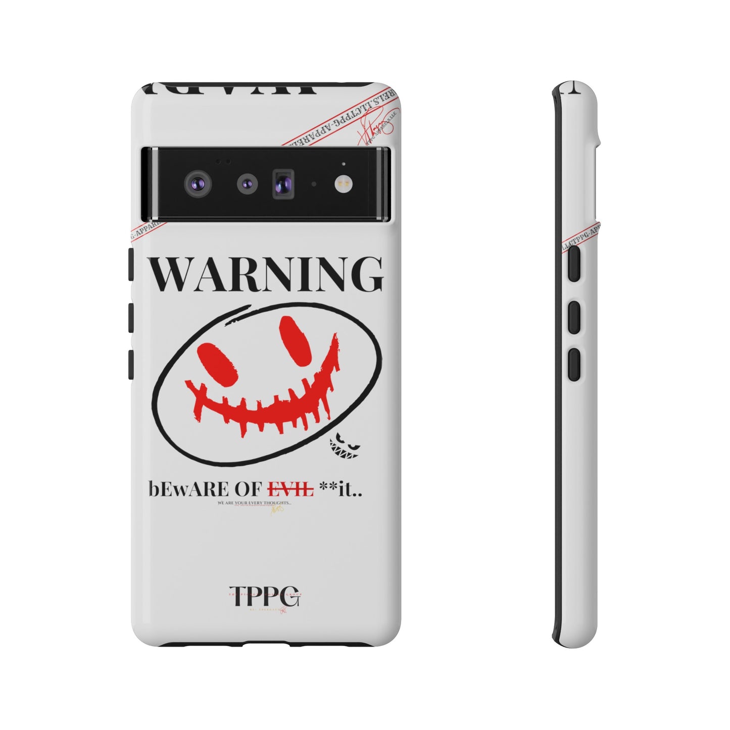 "WARNING-Evil"-Apple iPhones * Google Pixel * Samsung Galaxy Cases