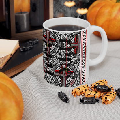 Mystical "TPPG" Cross Ceramic Mug/Cup -11oz & 15oz