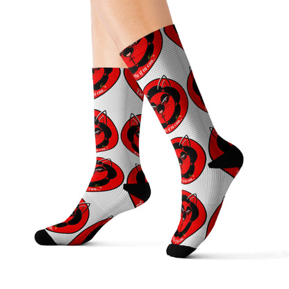 'Cat Me If tú Can' Designer Socks (3 sizes)