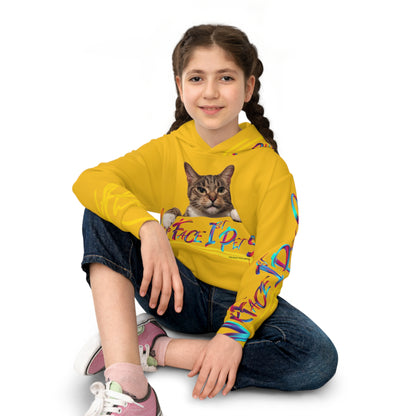 Kids/Children's (Golden Yellow) "TPPG Pet" Hoodie/Sweatshirt in 6 sizes