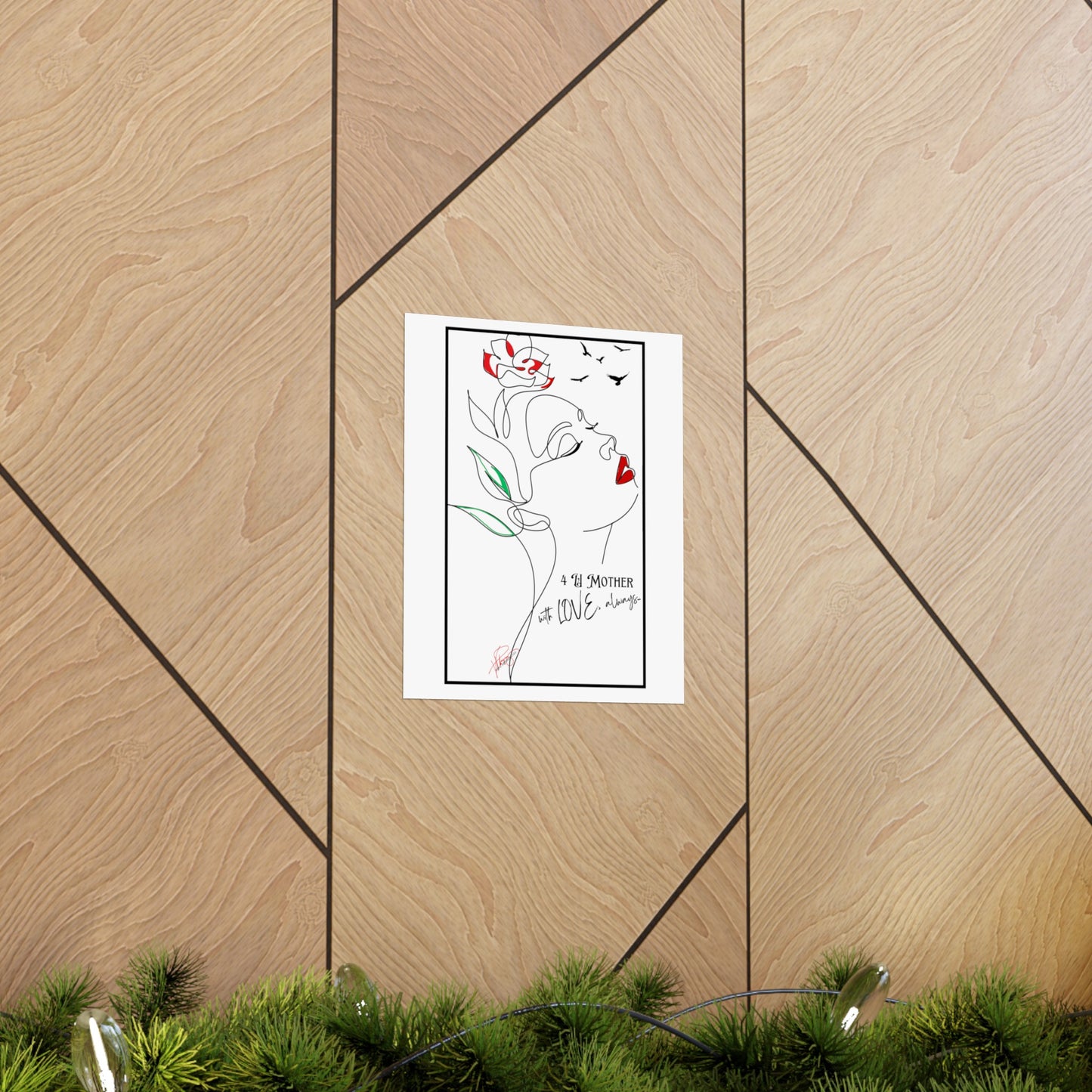 "Mother's Day" Vertical Matte Posters