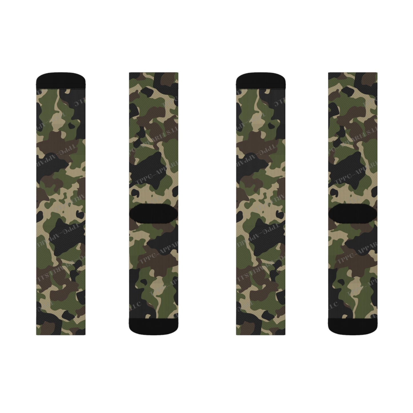 High Quality Cushioned 'TPPG Brand' Camo Style Socks