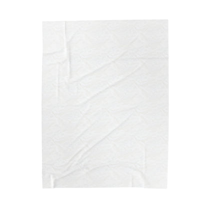 Velveteen Plush (Faith/Jesus) Style Blanket-White