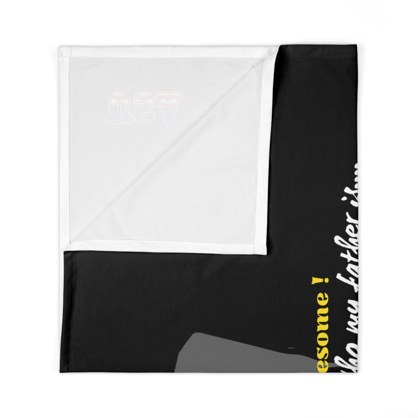 30"x40" USA (Black Cross) Infant/Baby Jersey Swaddle Blanket by: "TPPG Infant/Toddler" Collections