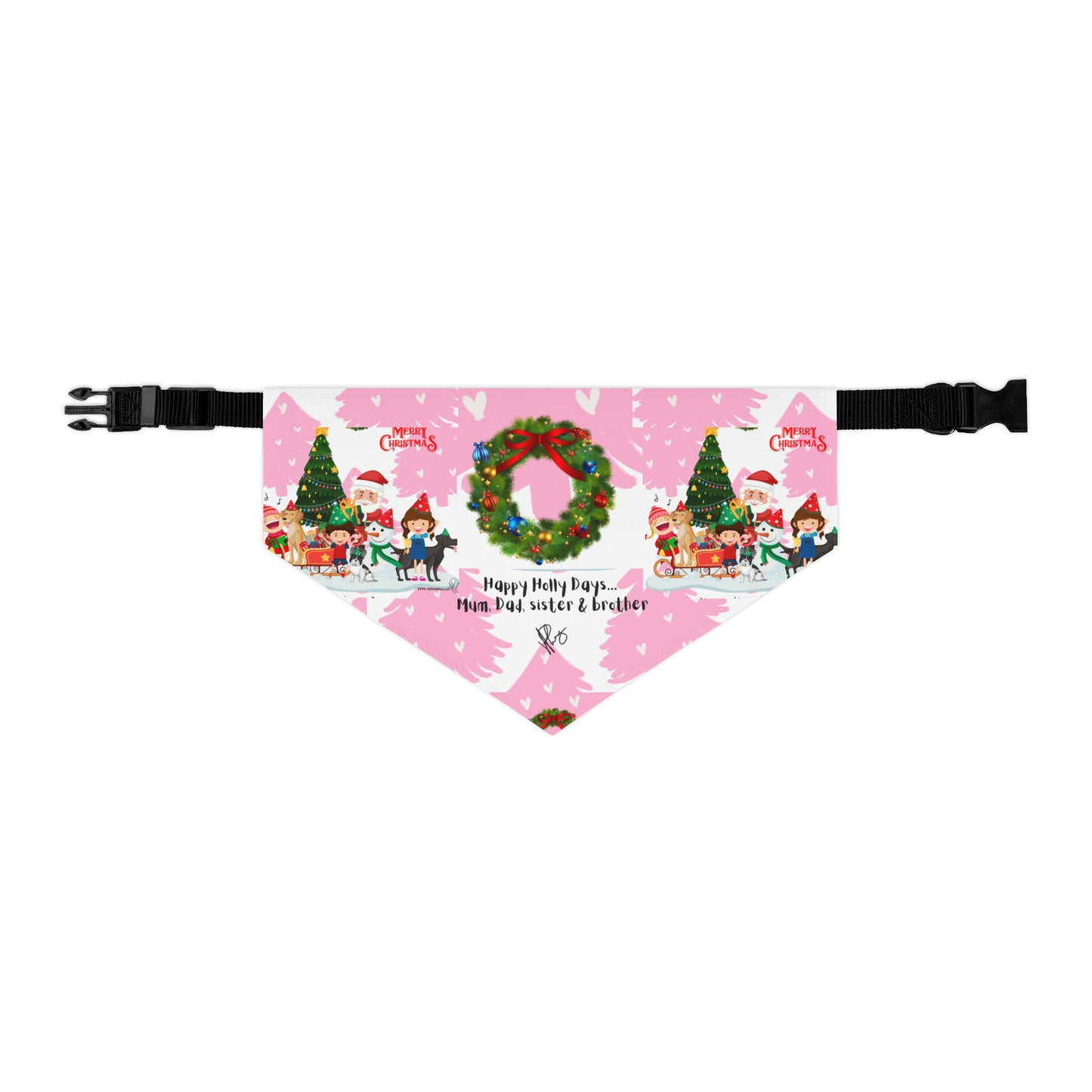 "TPPG Holiday Pet Collection"- Pet Bandana Collar