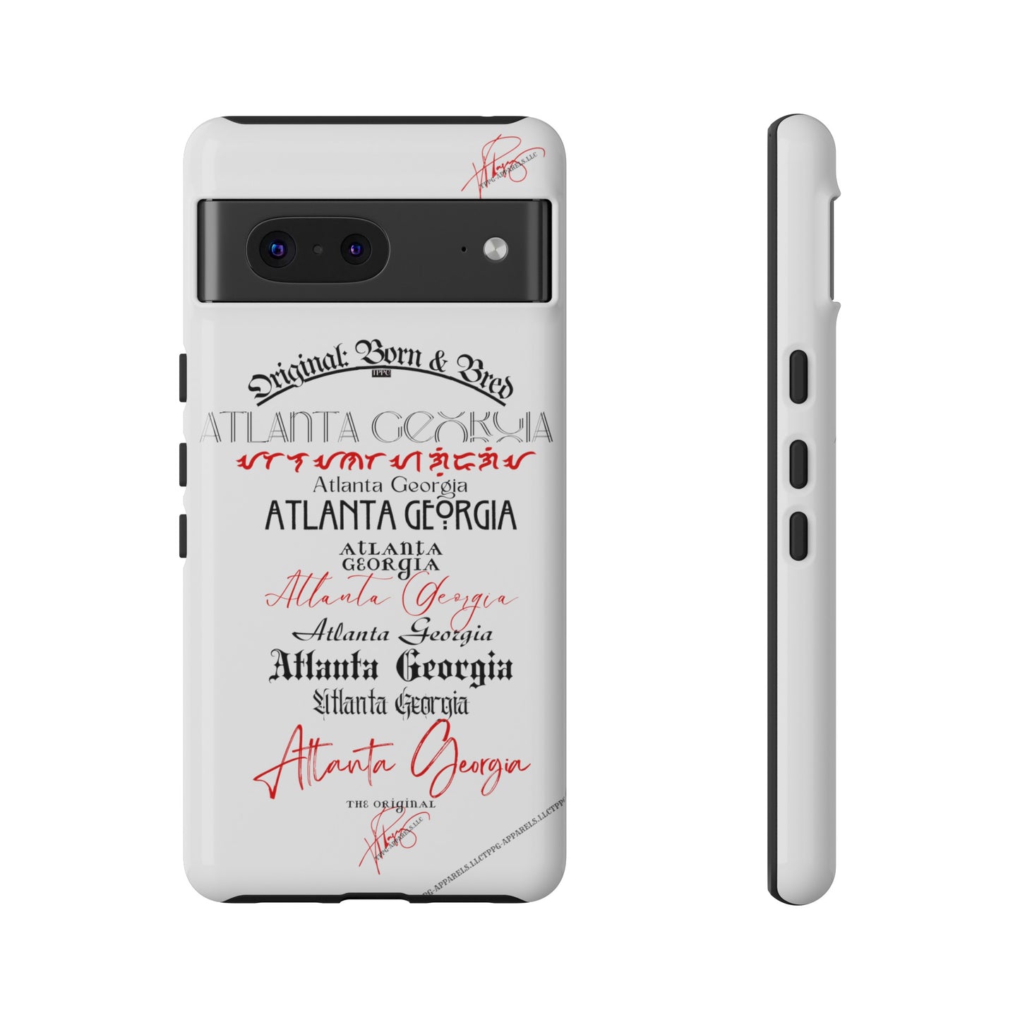 'ATL-Original Born & Bred' Design ~ Apple iPhones * Google Pixel * Samsung Galaxy Cases