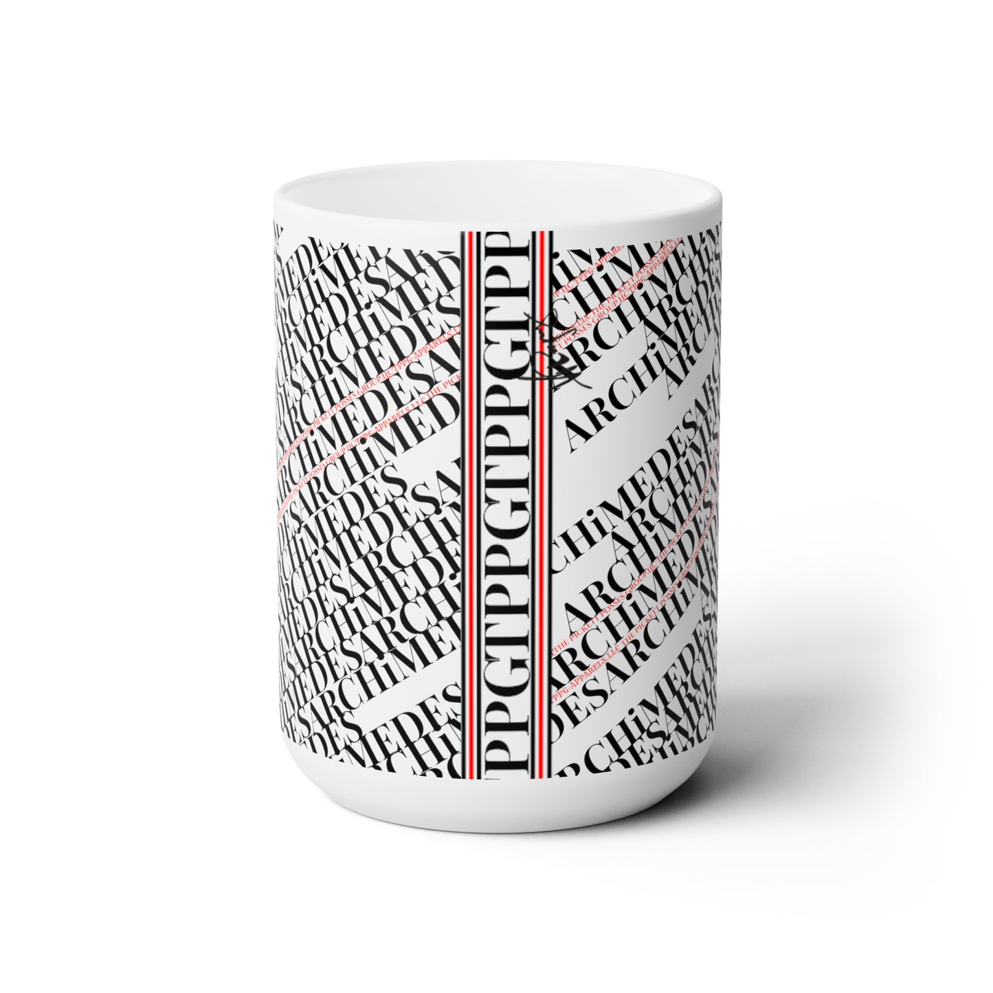 White 15oz "TPPG Logo Brand" Ceramic Mug Grabs the Attention of all who Views It!! - By the 'TPPG' Brand Collection