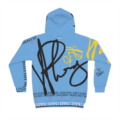 Children's "Anime Life" (Lt. Blu-Black/Yellow) "TPPG Logo" Hoodie in 6 sizes