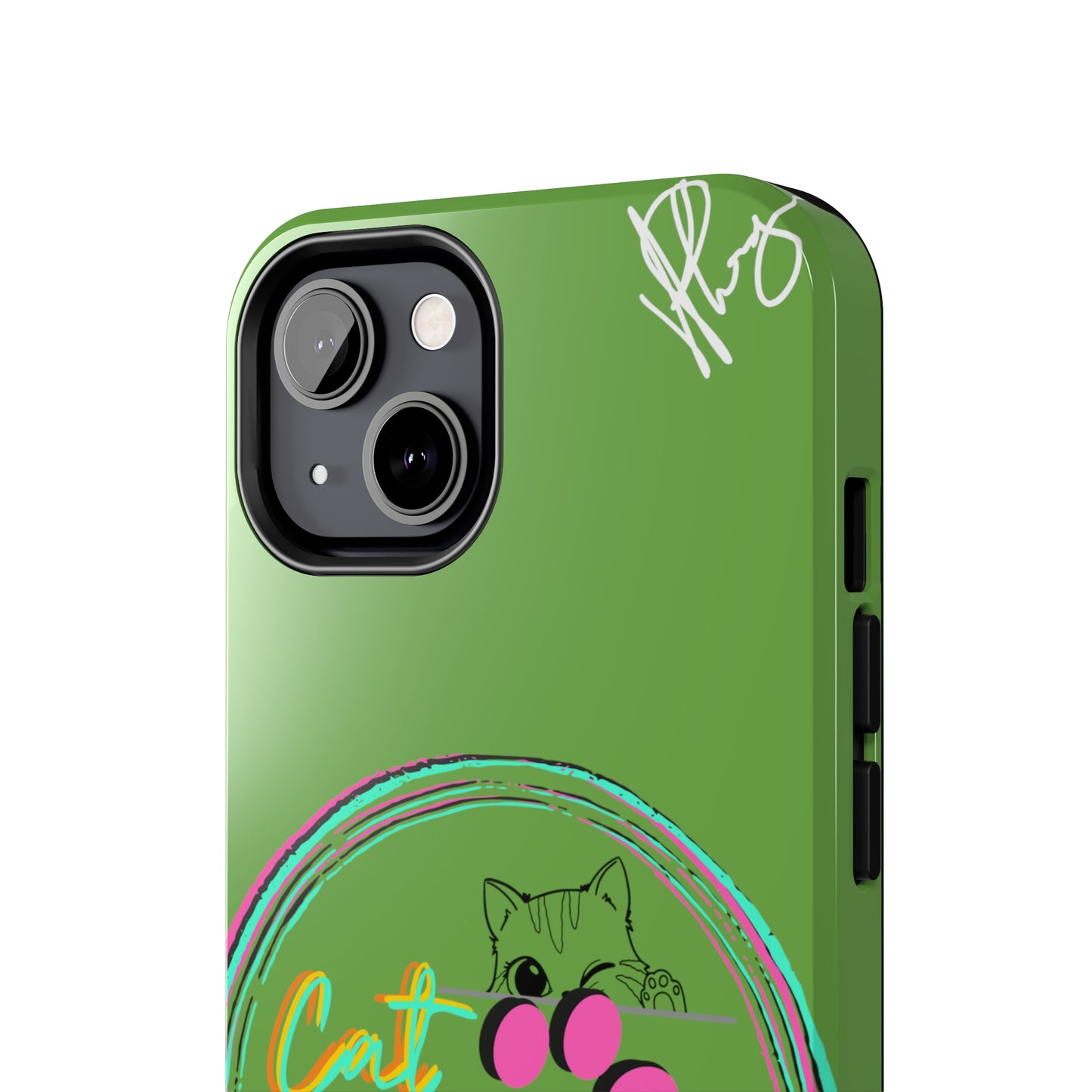 Guys here's another one of our Cutest "Cat Mom" Pet Designs (in a Light Green Base Color) Verision from the 'TPPG Collection' Line carries Several sizes of the "iPhone Series" Tough Phone Cases