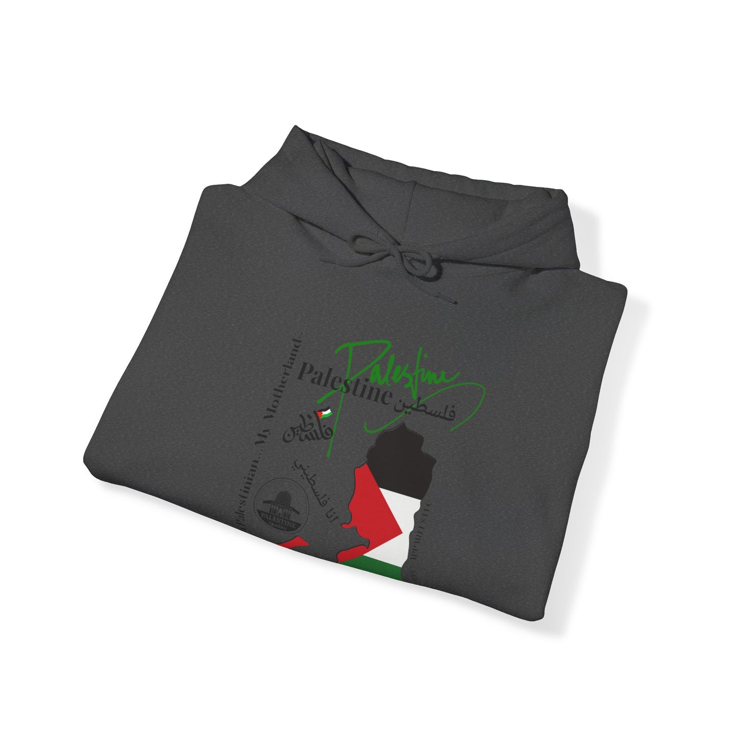 "Palestine" Style Design Print Unisex Heavy Blend™ Hooded Sweatshirt - 6 sizes to chose from