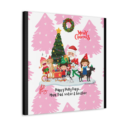 Holidays Time-"TPPG Brand Christmas Collection" - Canvas Gallery Wraps "- in Bold  familiar colors