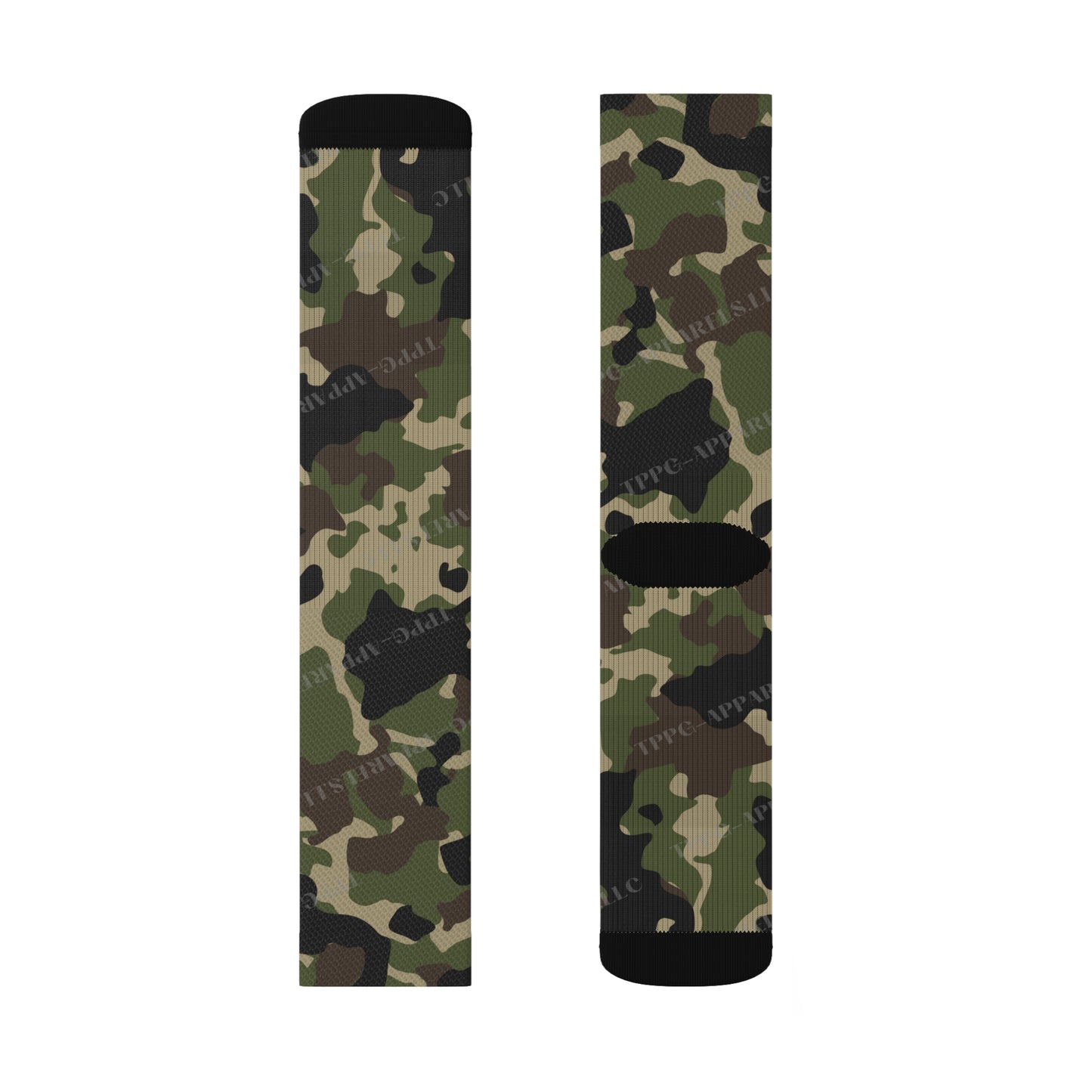 High Quality Cushioned 'TPPG Brand' Camo Style Socks