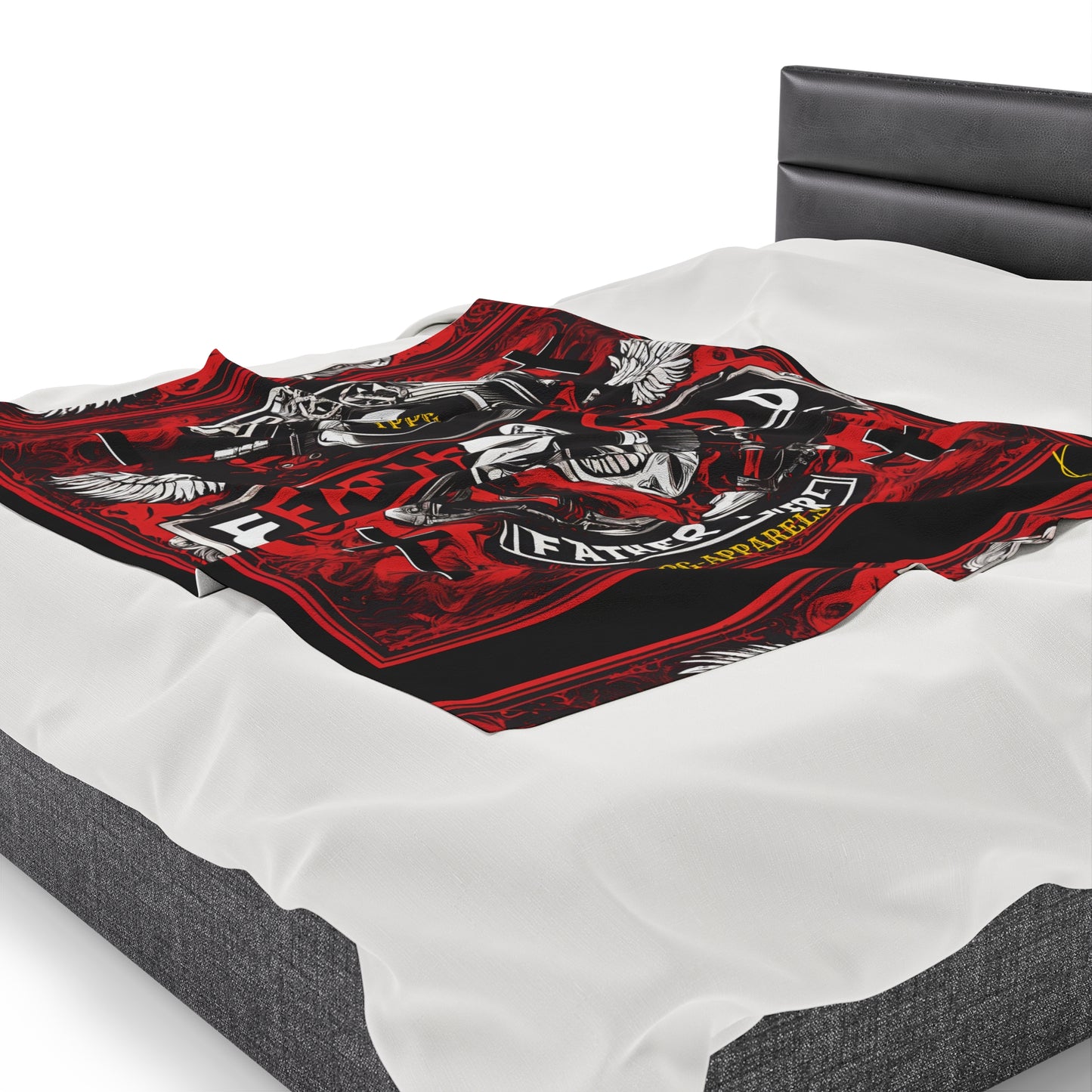 Plush "Father God Bikers" Blanket