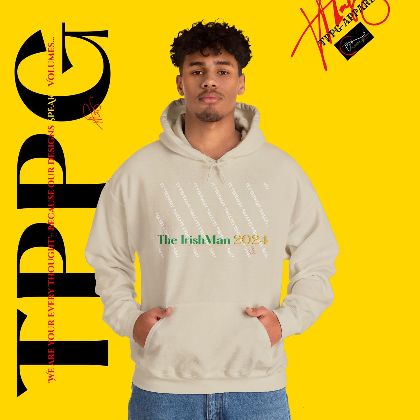 Heavy Sweatshirt Unisex Blend™ Hoodie - "The Irishman 2024"