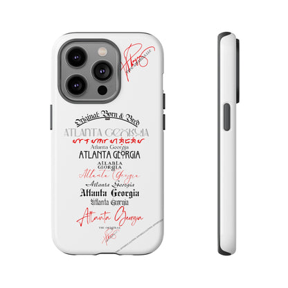 'ATL-Original Born & Bred' Design ~ Apple iPhones * Google Pixel * Samsung Galaxy Cases