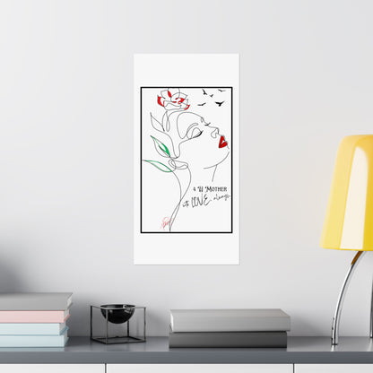 "Mother's Day" Vertical Matte Posters