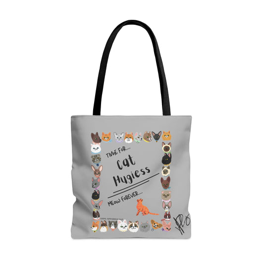 Our Fun 3 sizes - Grey - Handy Brand Pet Lovers-front facing Style Design Tote Bag from the 'TPPG-Apparel' Brand Collection