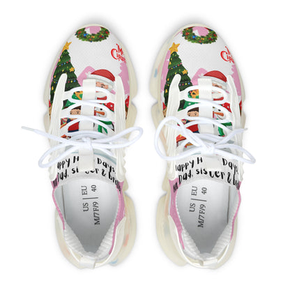 Women's ('Holiday') Mesh Sneakers By the 'TPPG-Apparels Brand Christmas Collection'