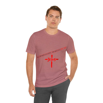 Unisex Jersey Short Sleeve Tee - 'Jesus/Faith' Design Style in Several colors