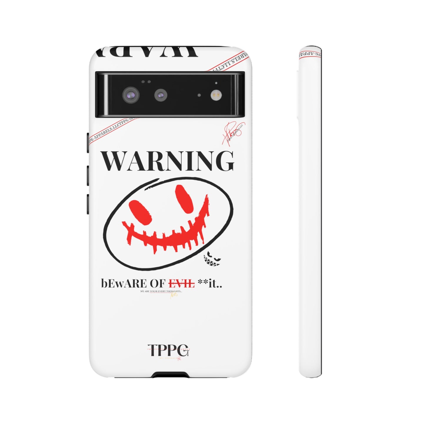 "WARNING-Evil"-Apple iPhones * Google Pixel * Samsung Galaxy Cases