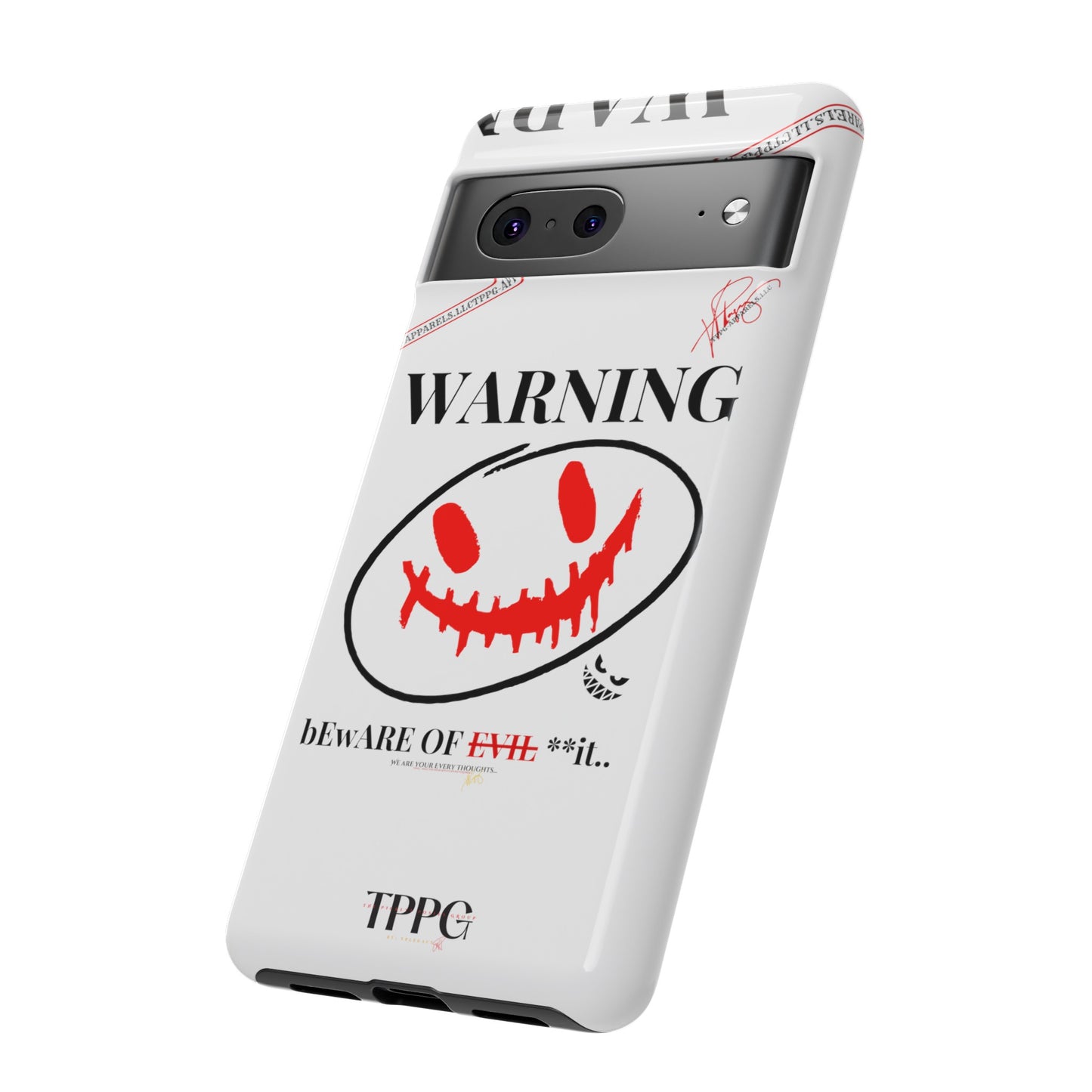 "WARNING-Evil"-Apple iPhones * Google Pixel * Samsung Galaxy Cases