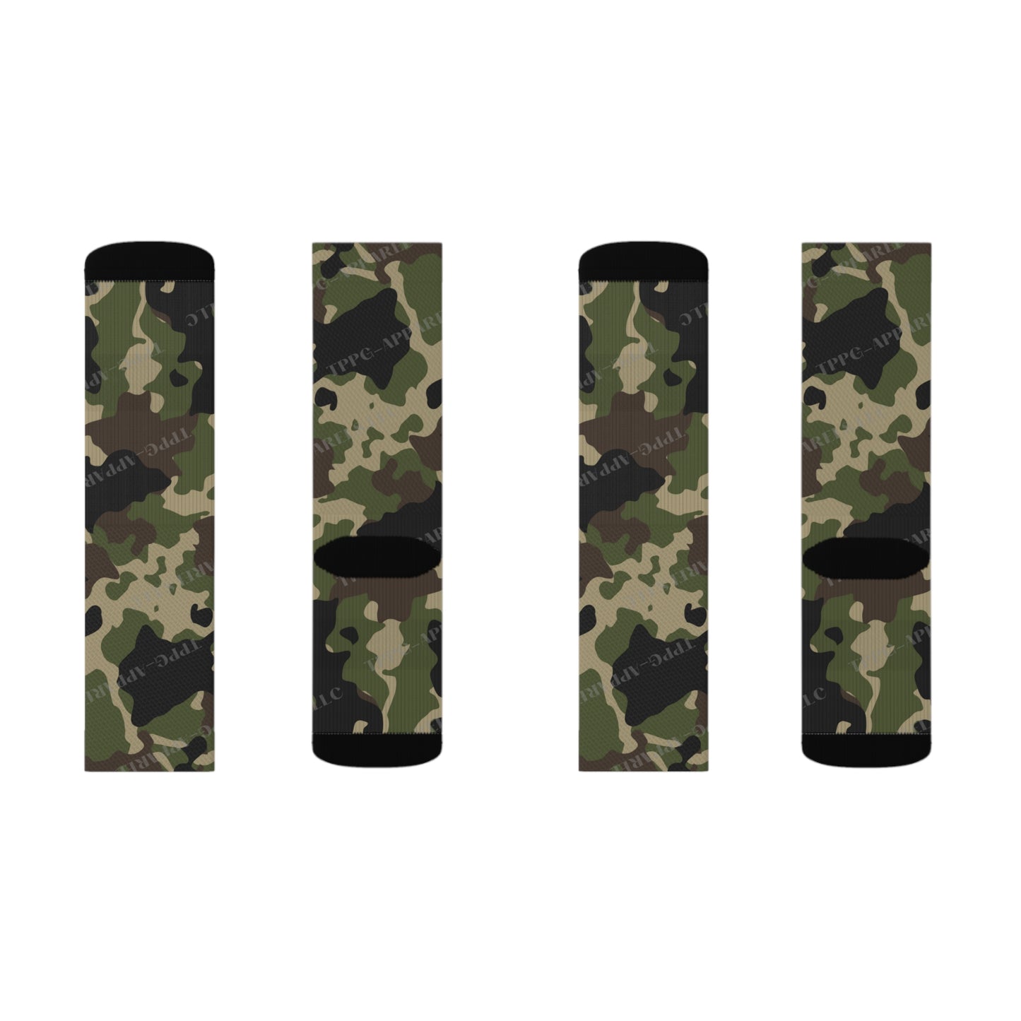 High Quality Cushioned 'TPPG Brand' Camo Style Socks