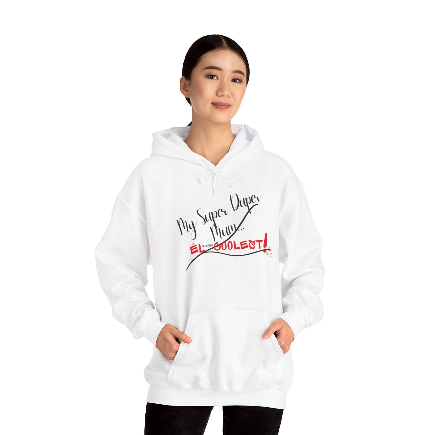 Heavy Hoodie Blend™ "Mums the Coolest" (Unisex) Sweatshirt