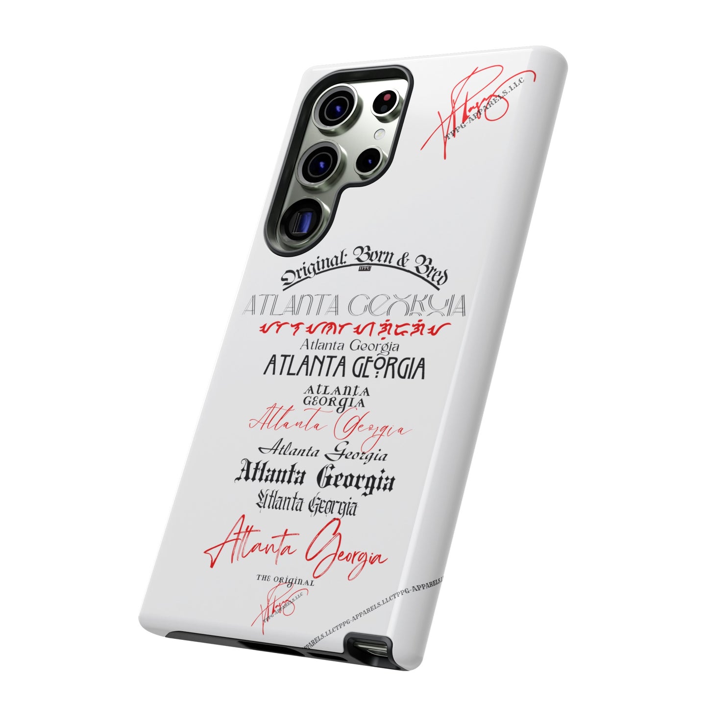 'ATL-Original Born & Bred' Design ~ Apple iPhones * Google Pixel * Samsung Galaxy Cases