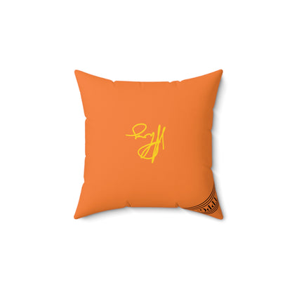 (Children) Spun Polyester ('1 Side') Square Pillow (4 sizes-Crusta Bgd) - By: "TPPG KIds Collection"