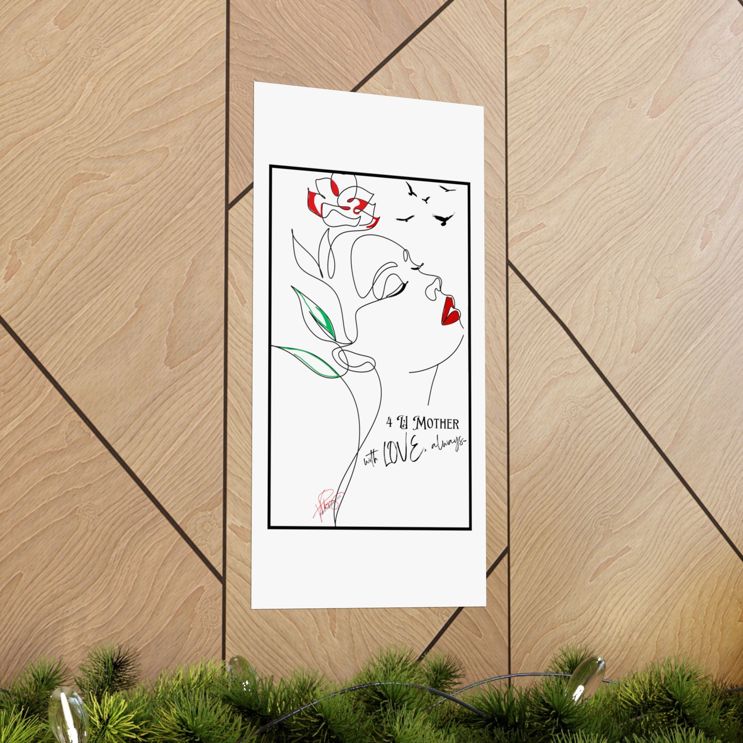 "Mother's Day" Vertical Matte Posters