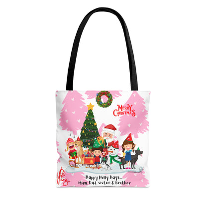 Stylish "Christmas/Holiday" Tote from the "TPPG-Apparels" Brand Tote in 3ct. different sizes. Always handy for any carrying all things necessary for any casual occasion.