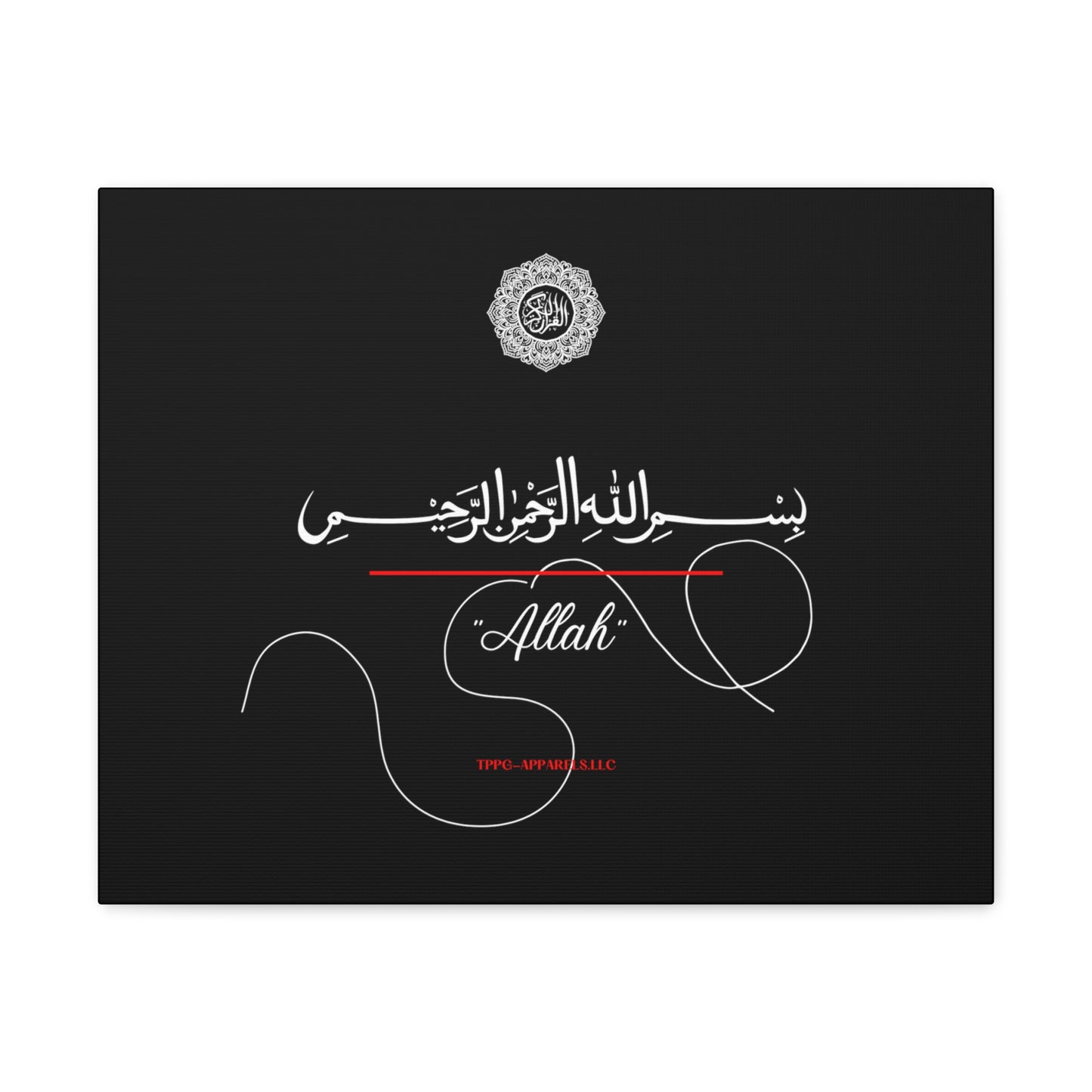 From our "TPPG Brand Arabic Faith Collection" - "Allah.." Canvas Gallery Wraps