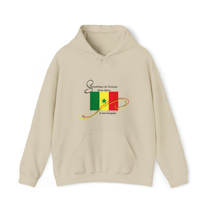 "Senagal" Style Design Print Unisex Heavy Blend™ Hooded Sweatshirt - 6 sizes & colors to choose from