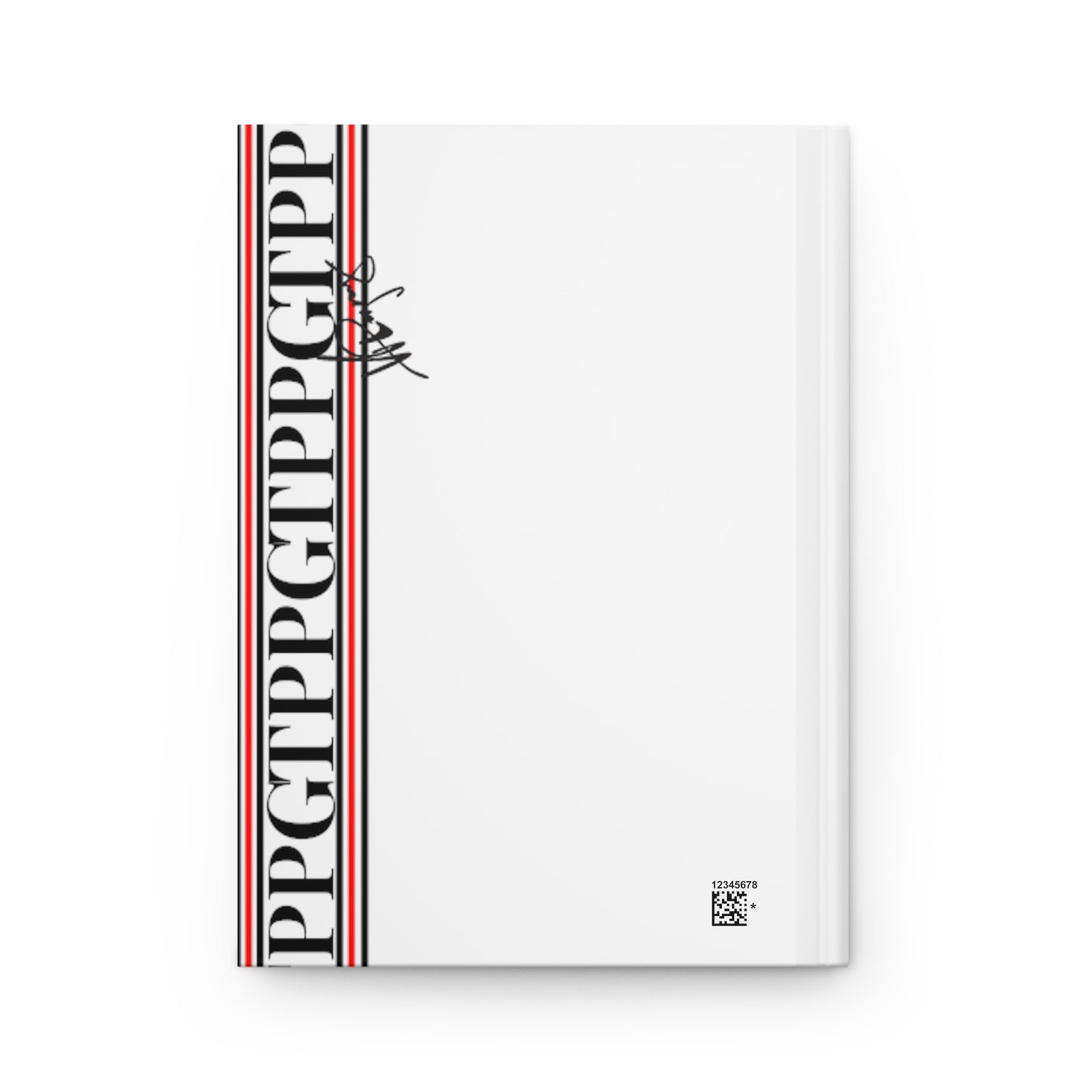 Our 150 Lined pgs/75 Sheets - Matte Hardcover Journal from the "TPPG_Apparels"- Brand Collection