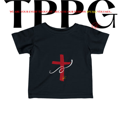 Infant "Faith Cross" Symbol Jersey T-shirt/Tee