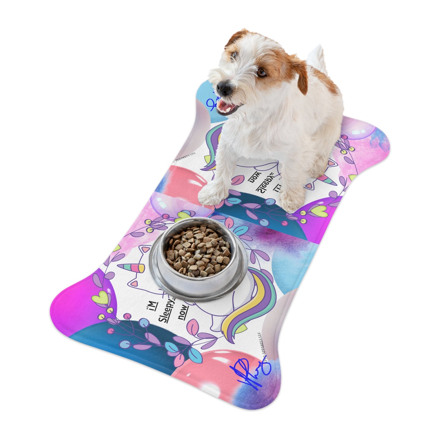 (I'm Sleepy, Now) Pet Feeding Mats