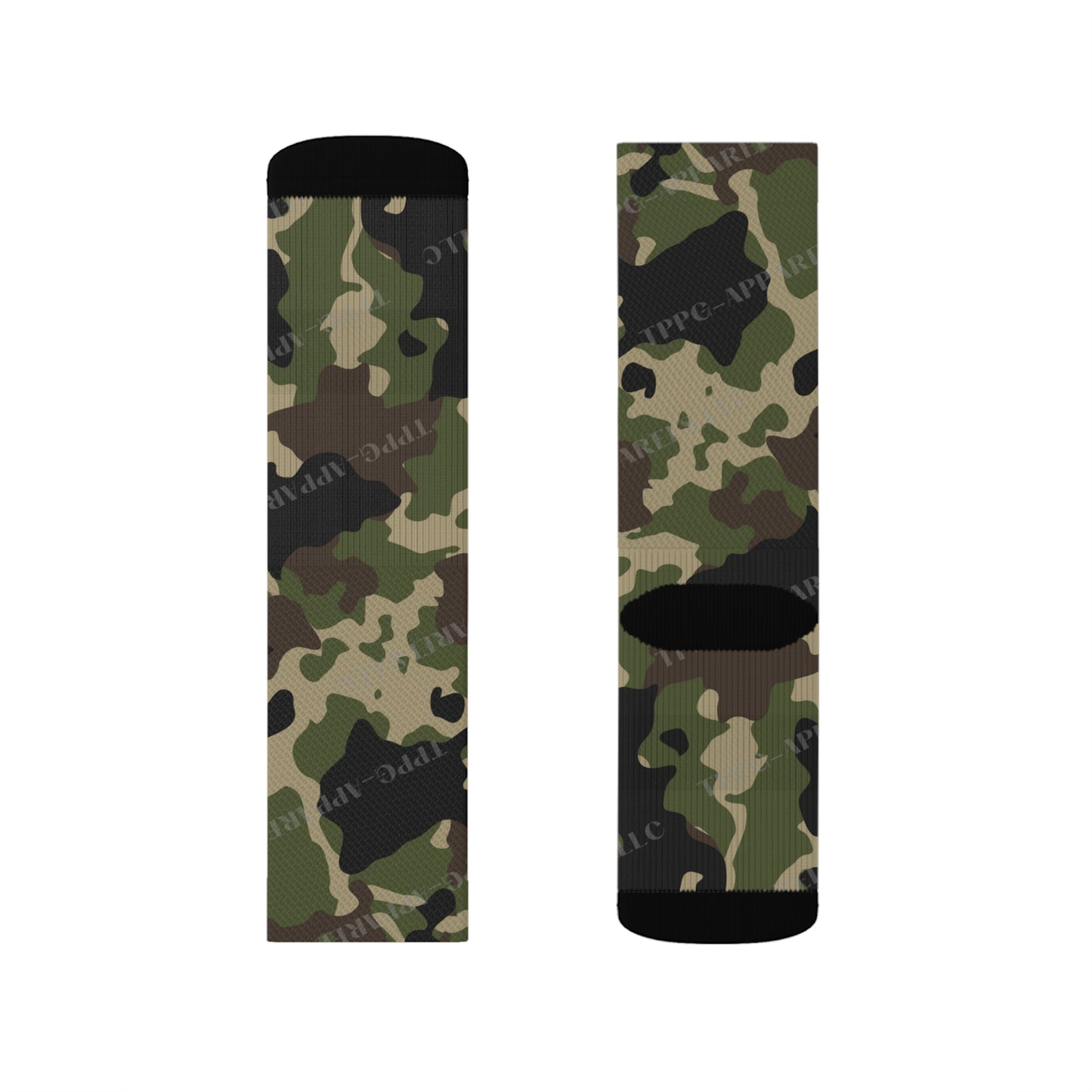 High Quality Cushioned 'TPPG Brand' Camo Style Socks