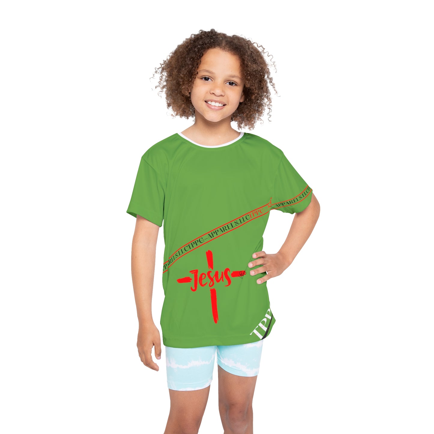 Kids (Green) Sports Jersey/T-Shirt