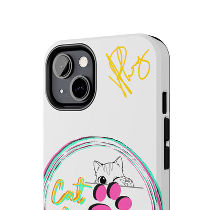 Guys Another one of our Cutest "Cat Mom" Pet Designs (in a White Base Color) Verision from the 'TPPG Collection' Line carries Several sizes of the "iPhone Series" Tough Phone Cases