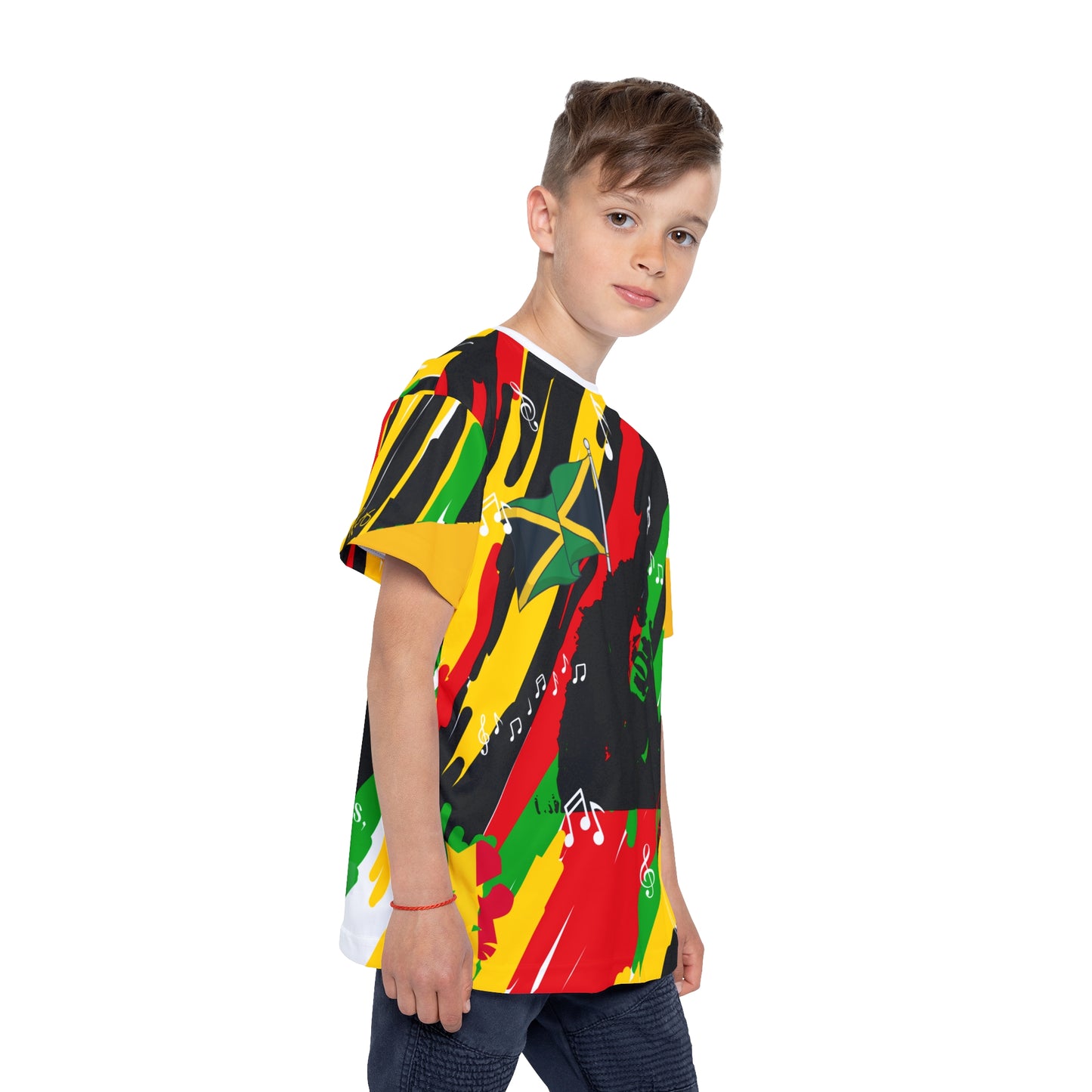 Kids Sport "Bob Marley" Design Jersey/Tee-By:"TPPG-Apparel" Juniors Collections