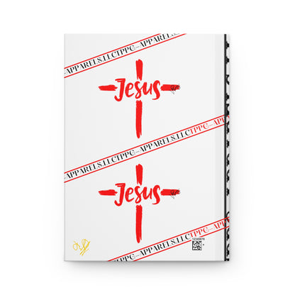 150 Lined pgs/75 Sheets - 'Jesus' Matte Hardcover Journal