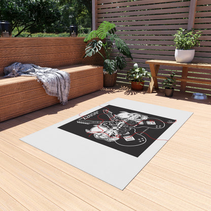 ('Z2050 Rock Music') Durable & Non-Slip Outdoor Carpet/Rug Collection