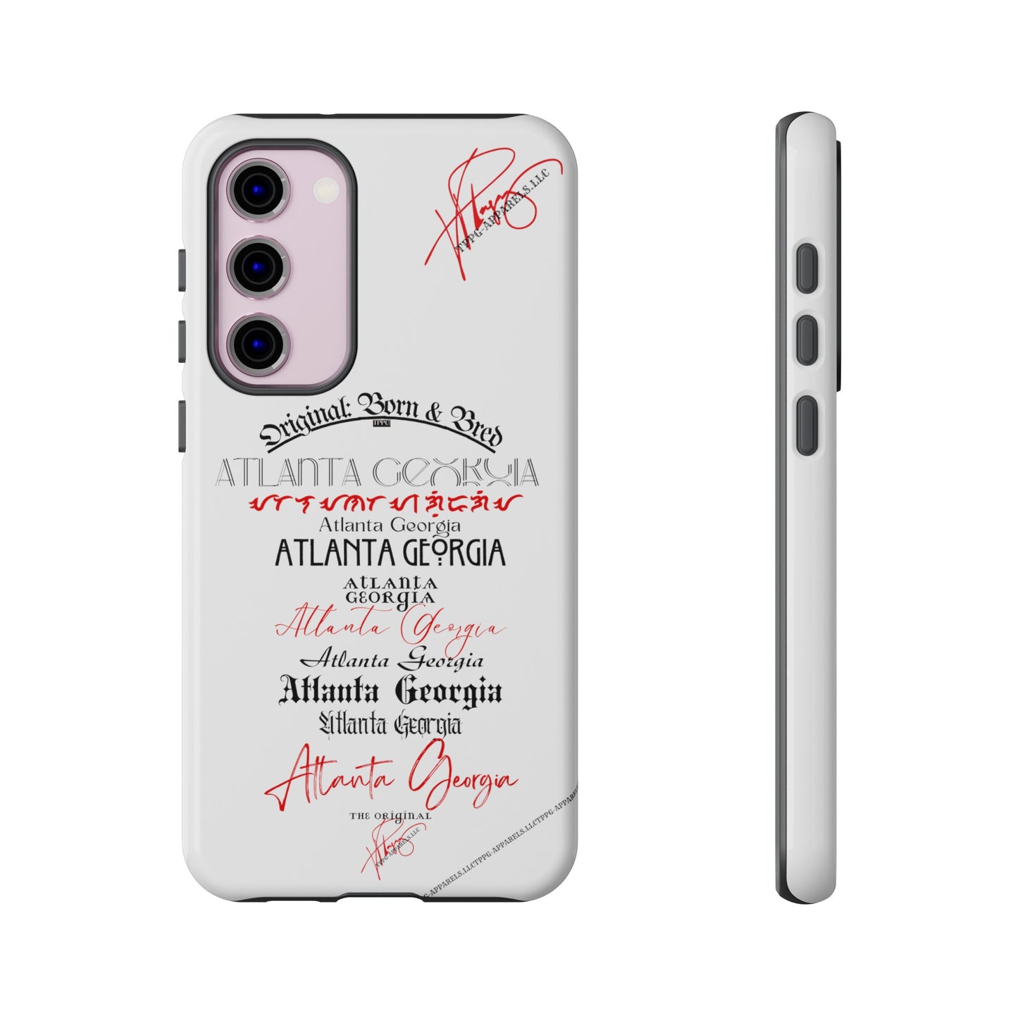 'ATL-Original Born & Bred' Design ~ Apple iPhones * Google Pixel * Samsung Galaxy Cases