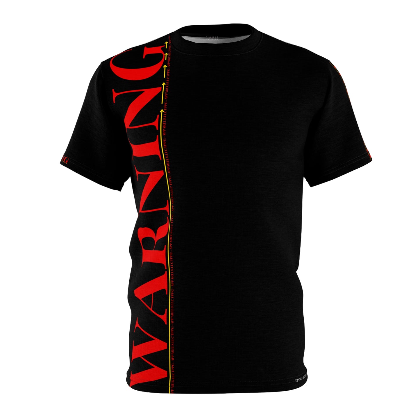 Black/Red Unisex "WARNING" T-Shirt