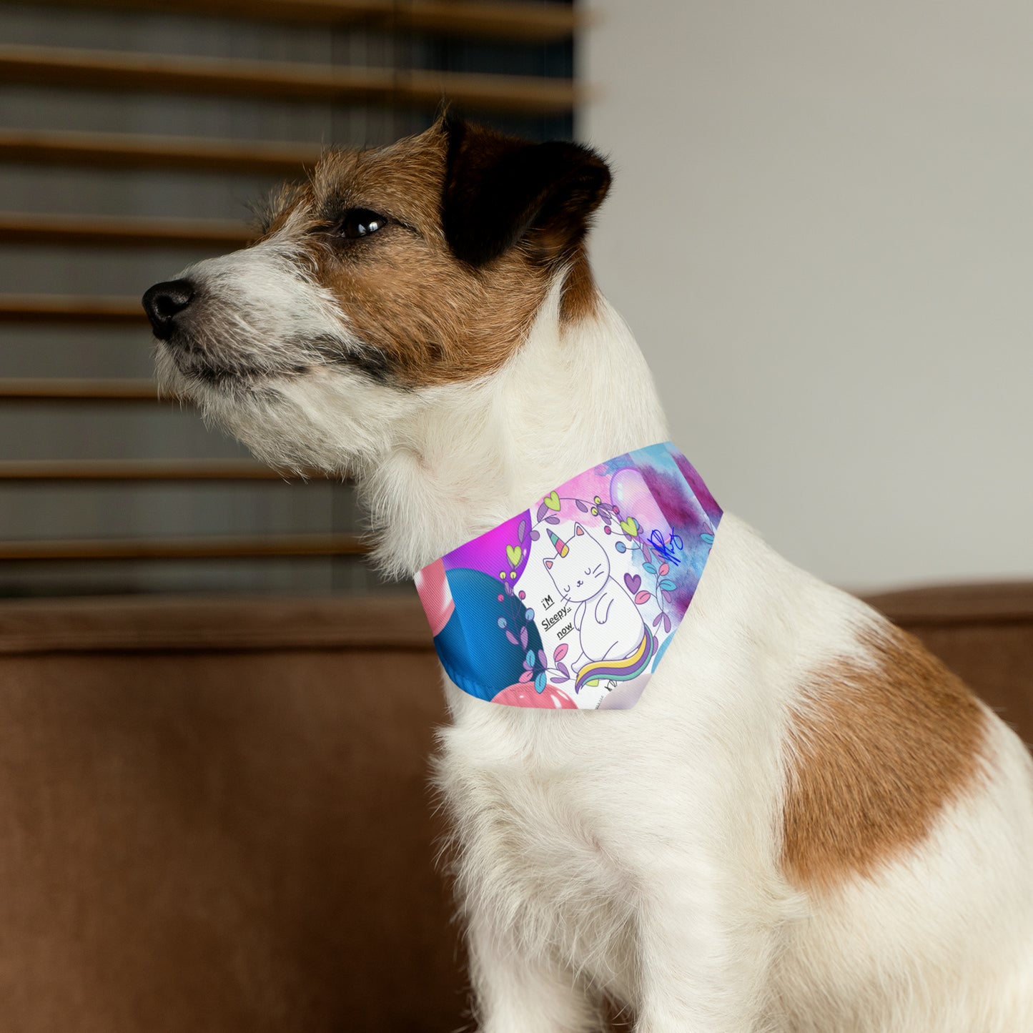 Pet Bandana (I'm Sleepy NOW) Collar - from él: TPPG Pet Collection"