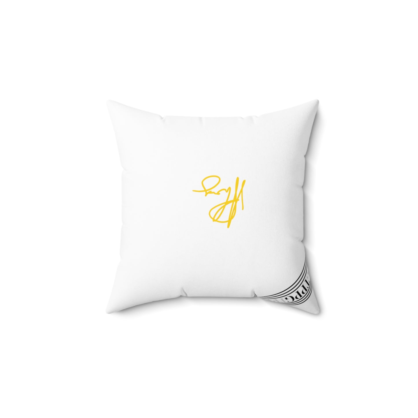 (Children) Spun Polyester ('1 side') Square Pillow (4 sizes-White Bgd) - By: "TPPG KIds Collection"